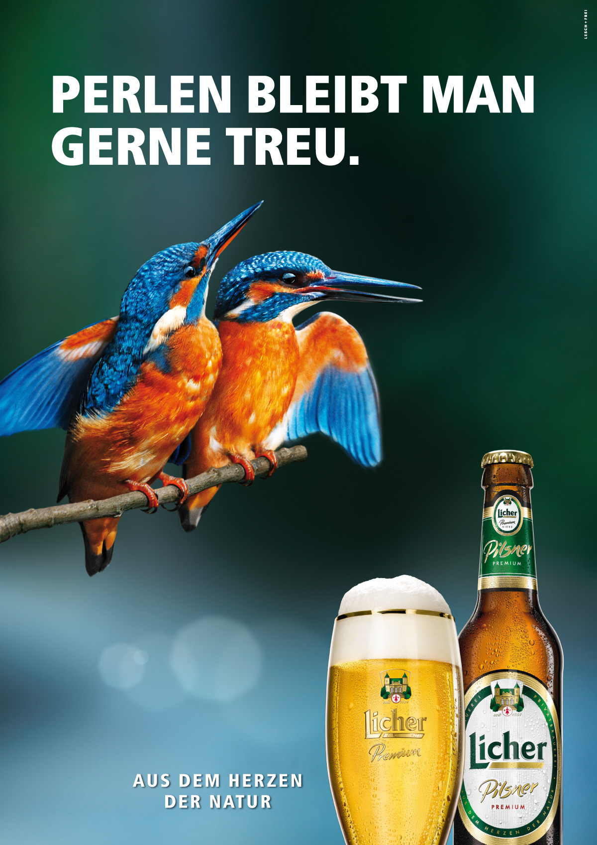 Licher Kampagne Anzeige Perlen